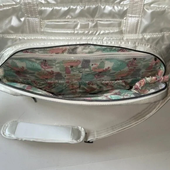 Lug Steamboat SE Duffel Bag Metallic Diamond Flamingo Foliage - Picture 1 of 7